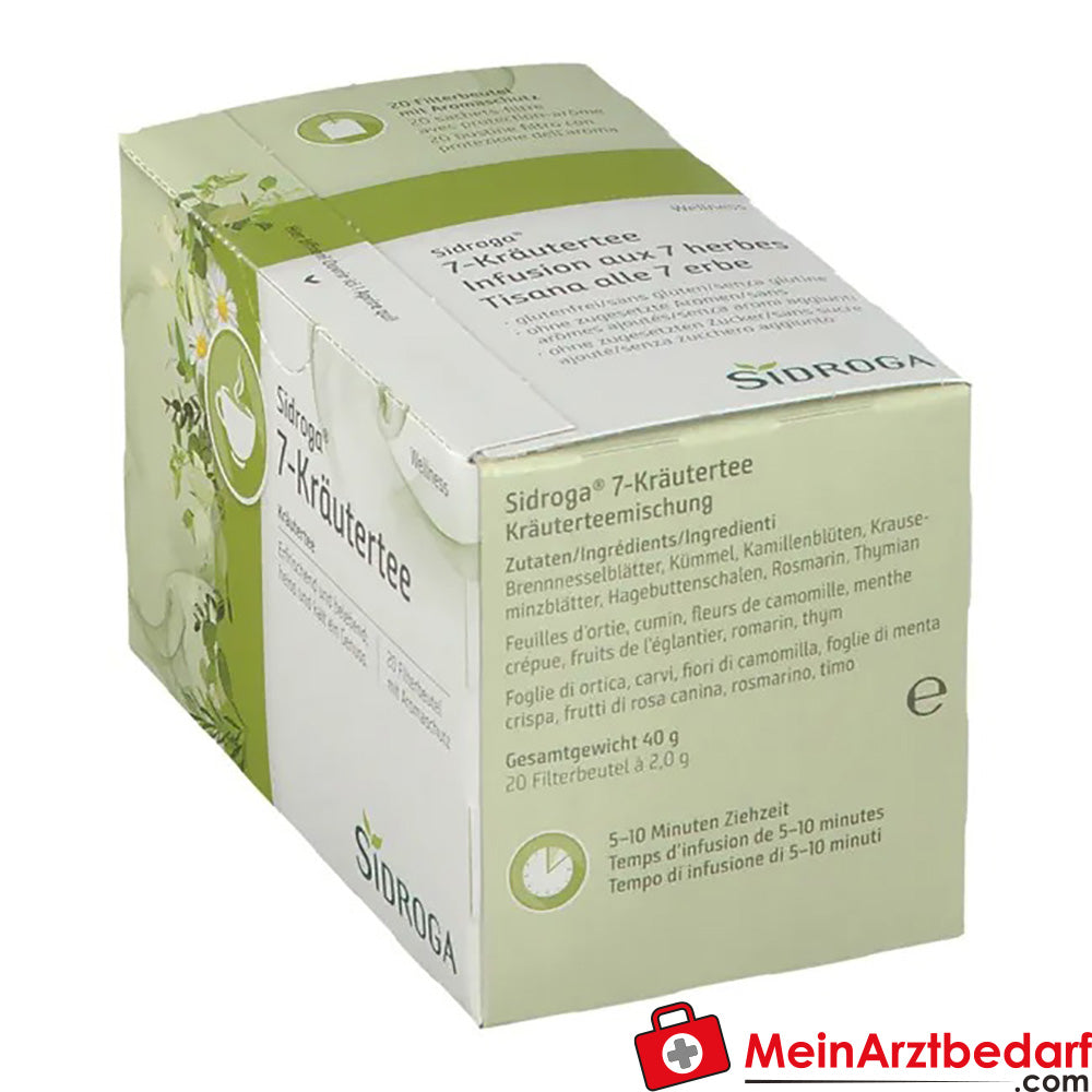 Sidroga® Wellness 7 Kräutertee, 40g.