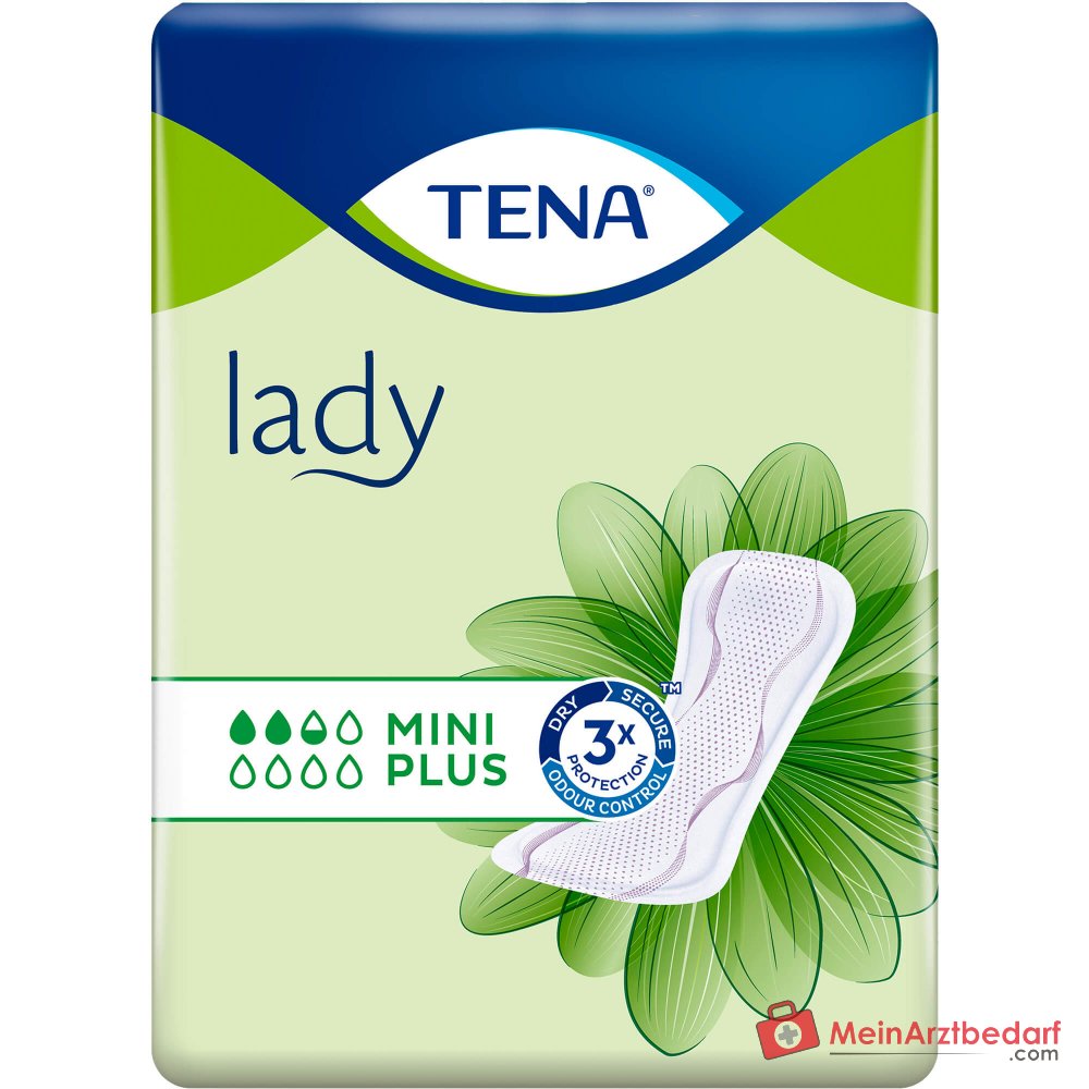 TENA Lady Mini Plus Inkontinenz-Einlagen 160 Stück (10×16)