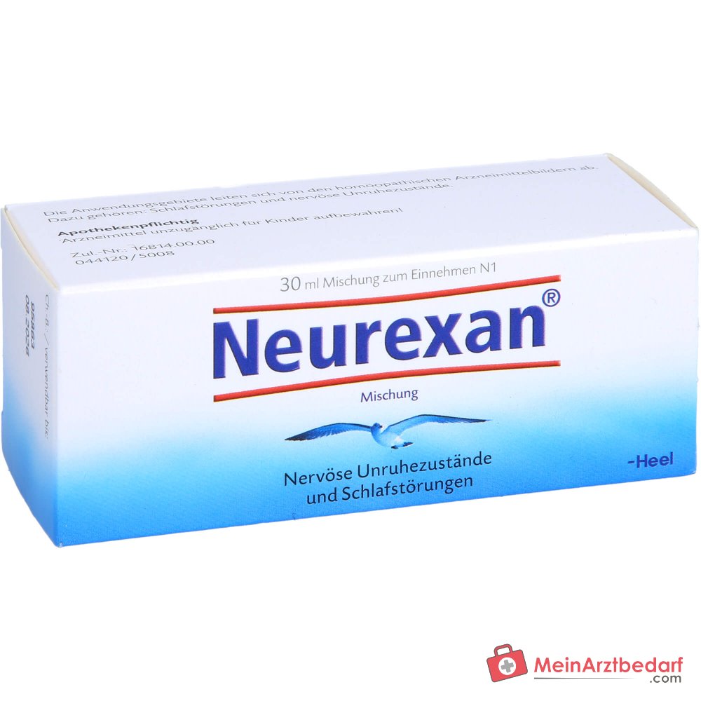 Neurexan gouttes médicament homéopathique pour les troubles du sommeil et l'agitation nerveuse, 100 ml