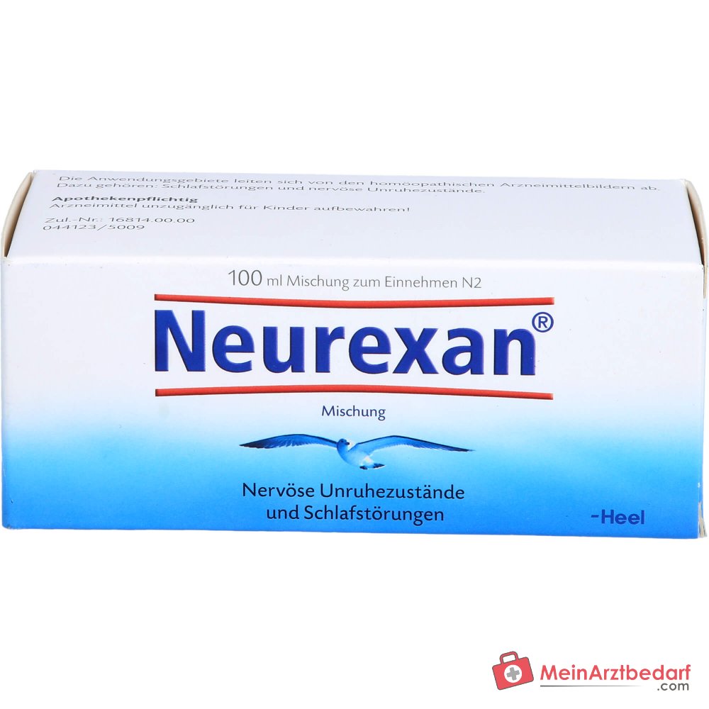Neurexan gouttes médicament homéopathique pour les troubles du sommeil et l'agitation nerveuse, 100 ml