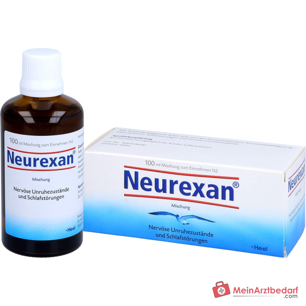 Neurexan gouttes médicament homéopathique pour les troubles du sommeil et l'agitation nerveuse, 100 ml