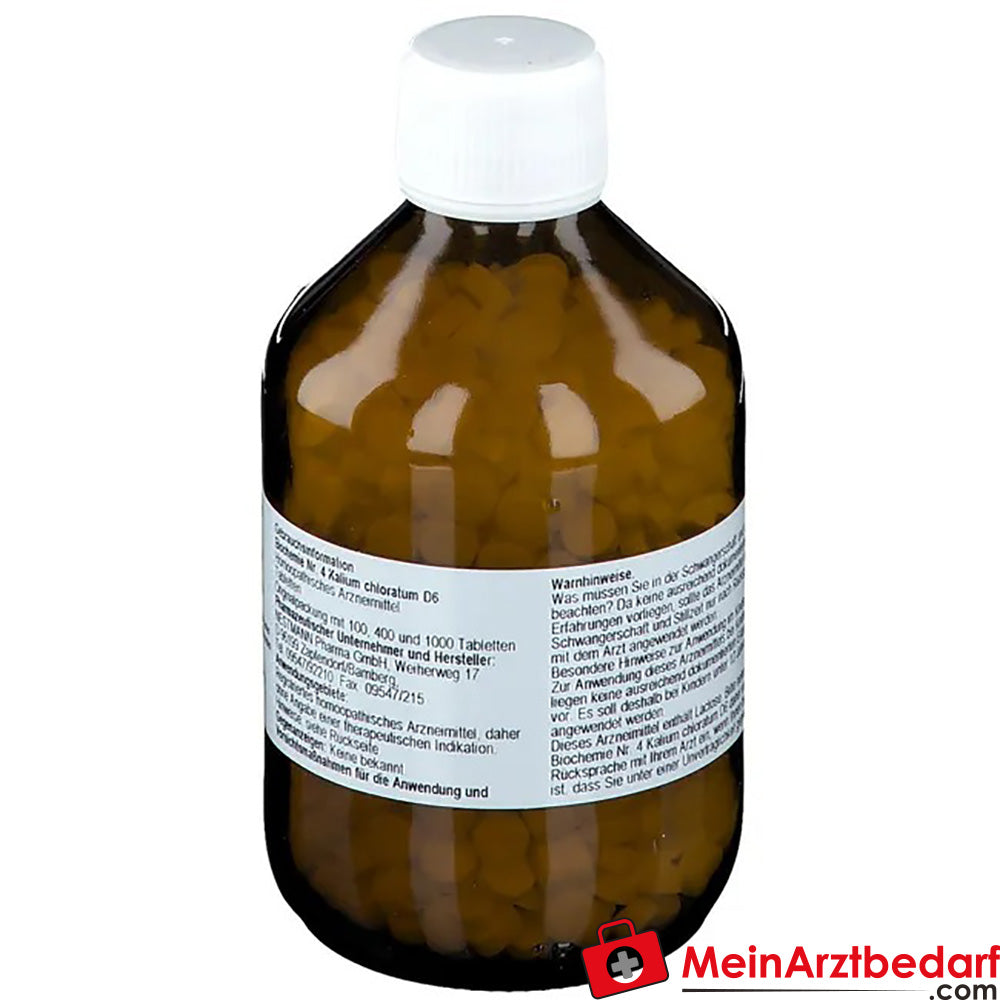 Biochemie 4 Kalium chloratum D 6 Tabletten.