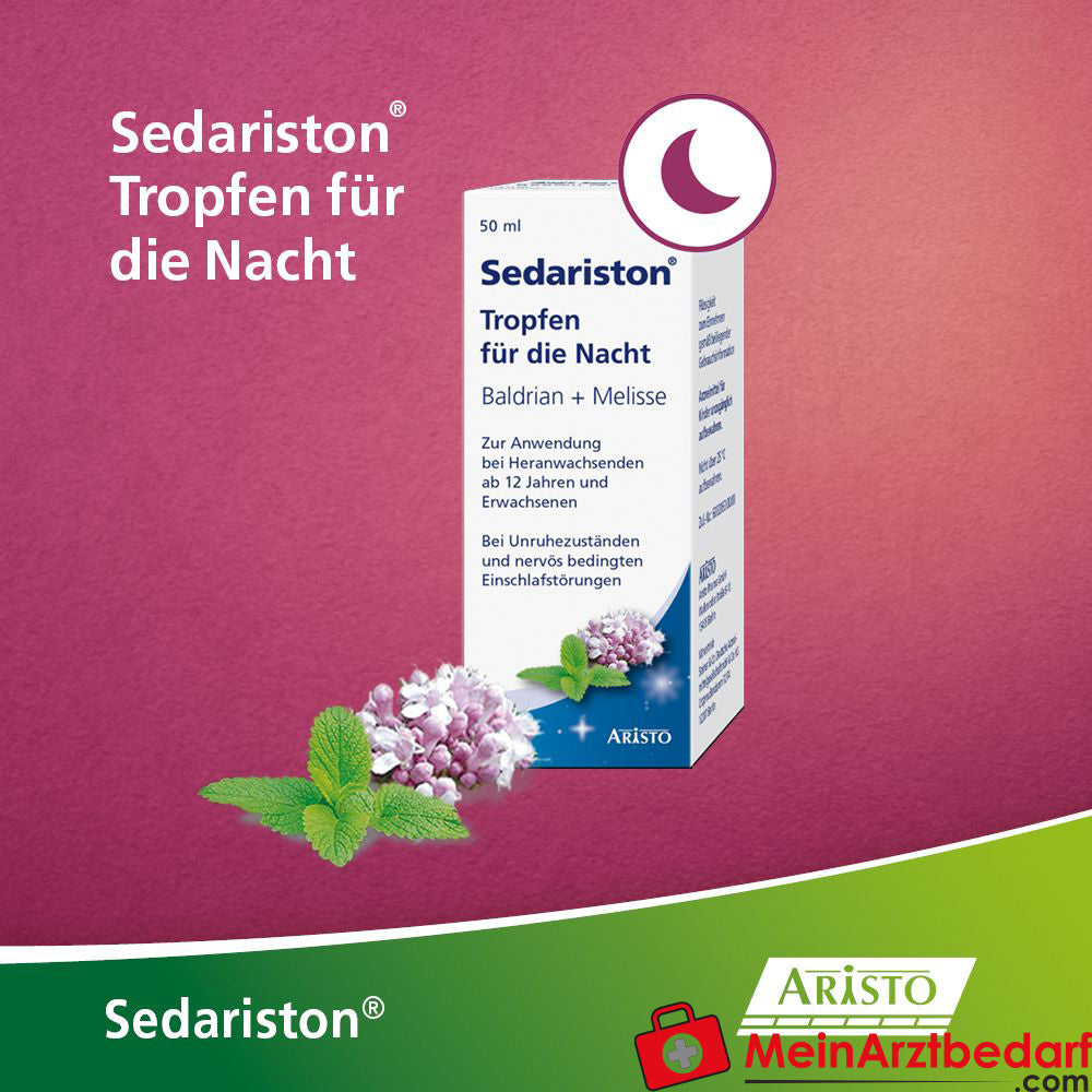 Sedariston® Tropfen für die Nacht.