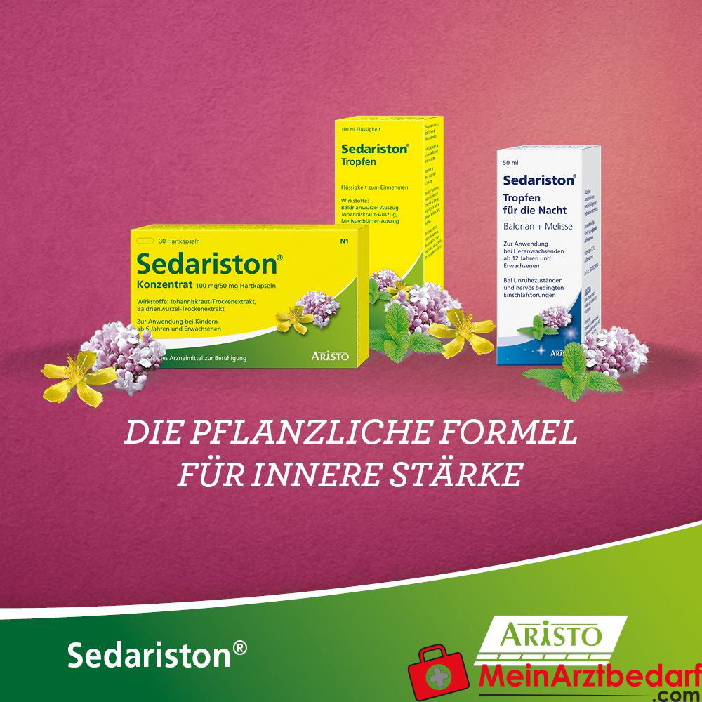 Sedariston® Tropfen für die Nacht.