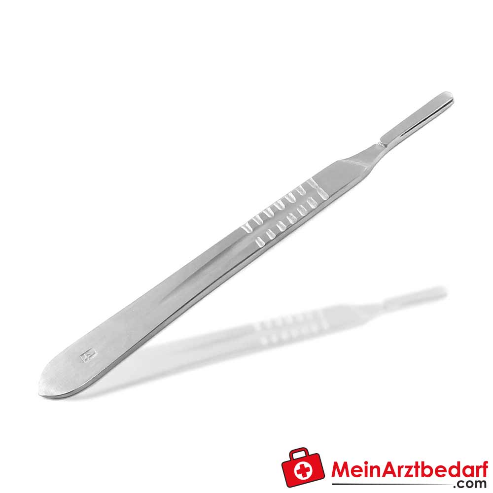 Skalpellklingenhalter aus rostfreiem Edelstahl.