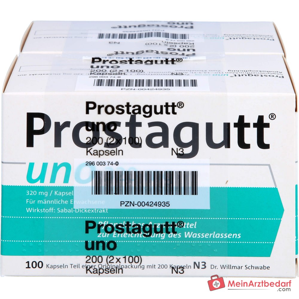 Prostagutt uno zaagpalmvruchten-dikextract capsules, 200 st.