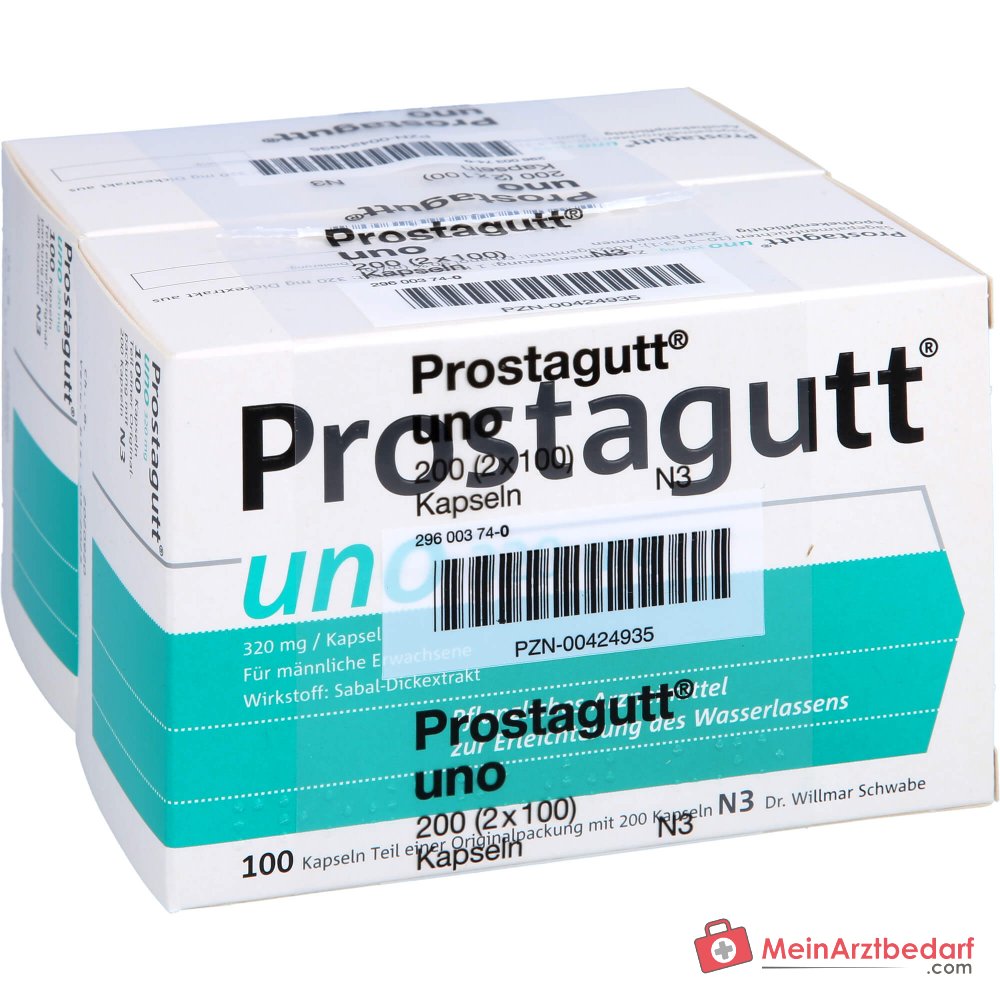 Prostagutt uno zaagpalmvruchten-dikextract capsules, 200 st.