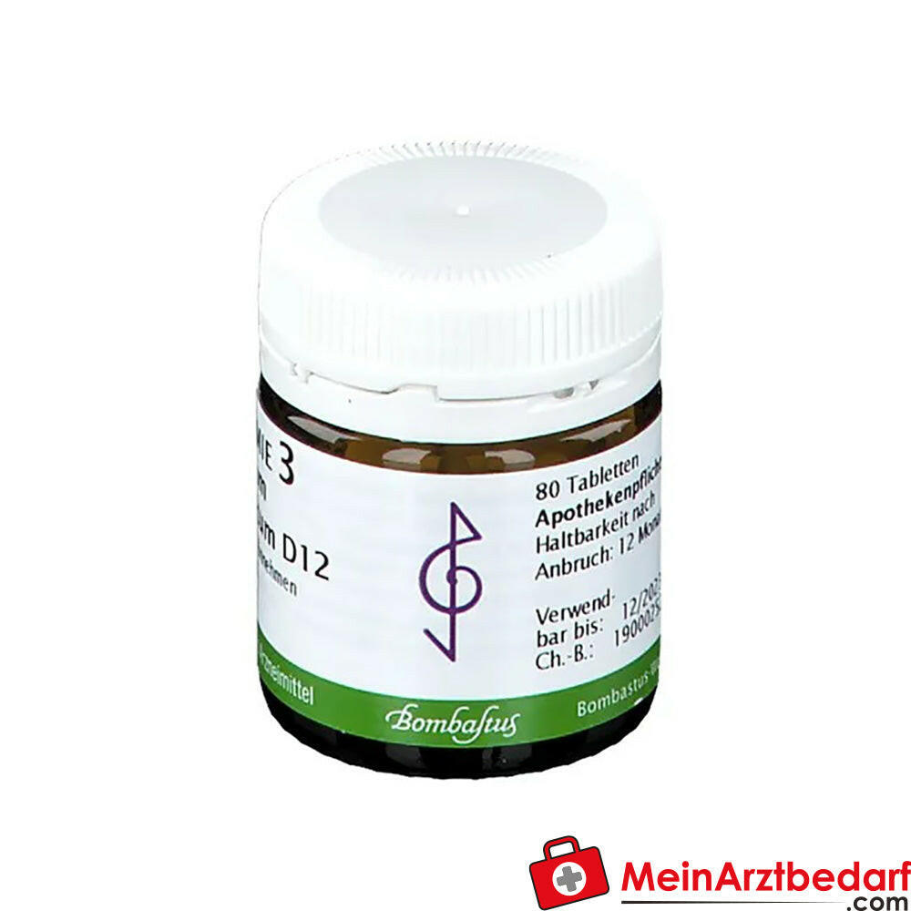 Bombastus Biochemie 3 Ferrum phosphoricum D 12 Tabletten.