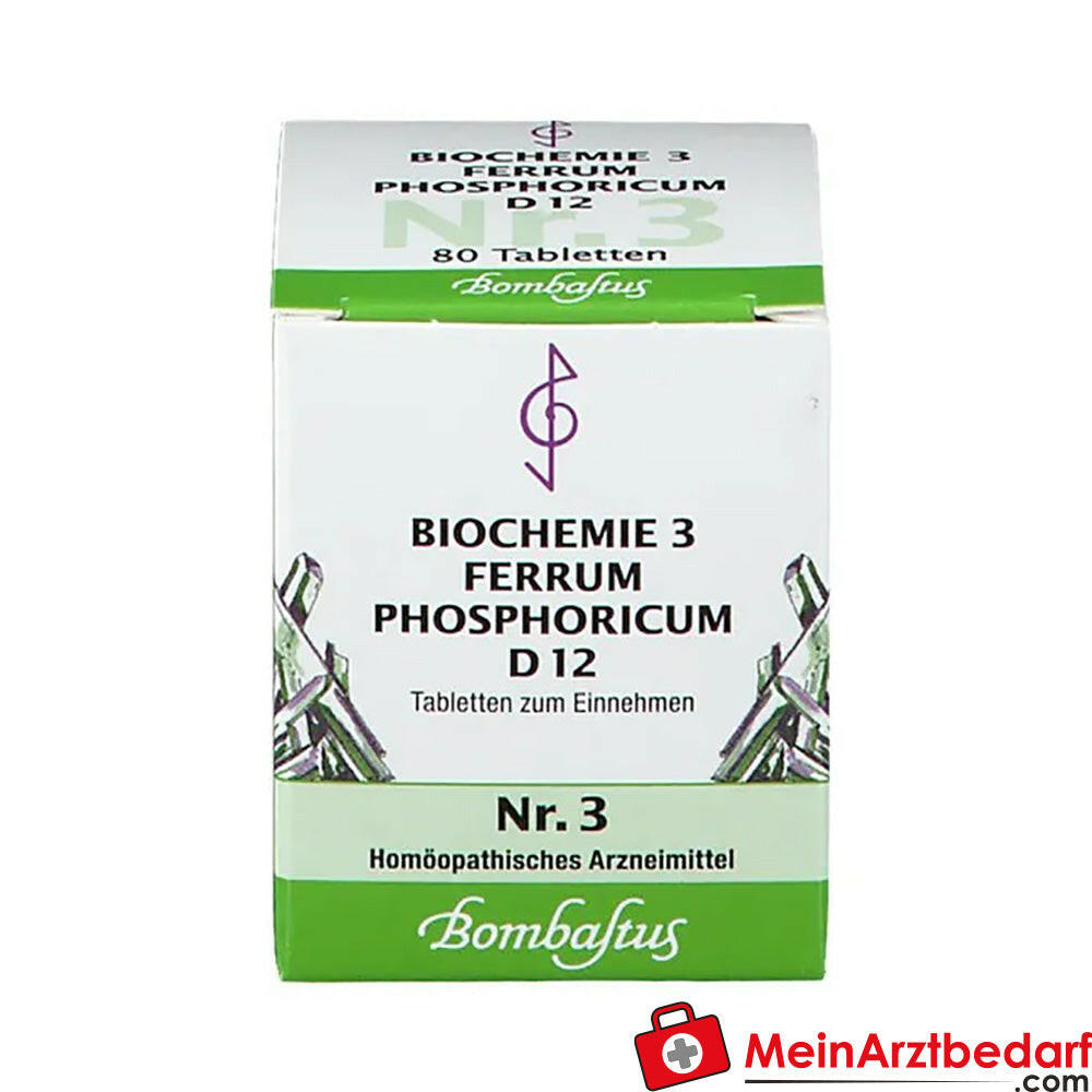 Bombastus Biochemie 3 Ferrum phosphoricum D 12 Tabletten.