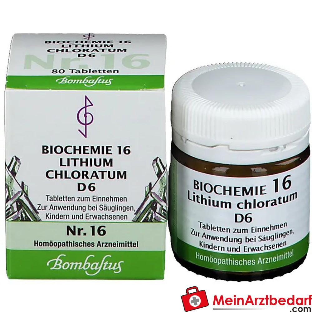 BIOCHEMIE 16 LITHIUM CHLORATUM D6.
