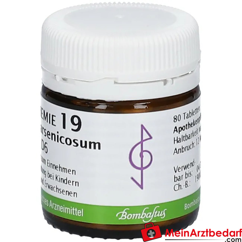 Bombastus Biochemie 19 Cuprum arsenicosum D 6 Tabletten.