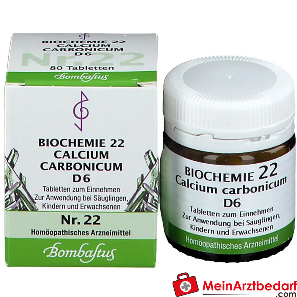 Bombastus Biochemie 22 Calcium carbonicum D 6 Tabletten.