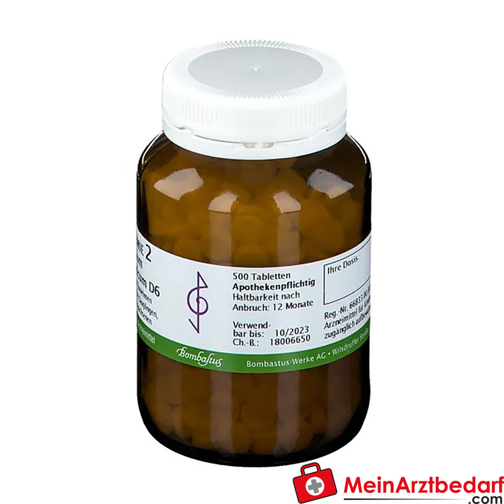 Bombastus Biochemistry Calcium phosphoricum D6 250 mg tabletki