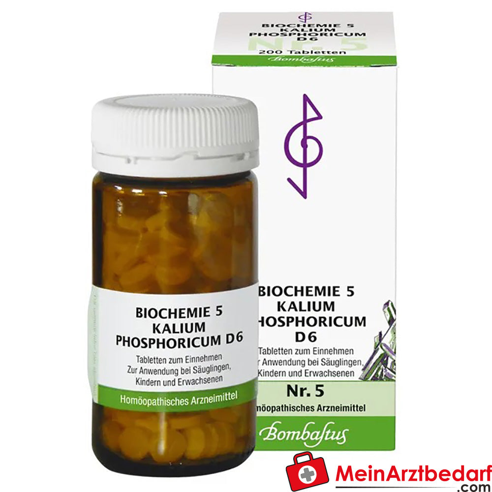 Bombastus Biochemie 5 Kalium phosphoricum D 6 Tabletten.