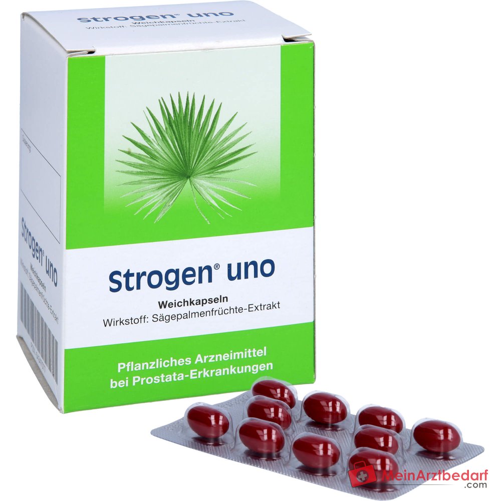 Strathmann Strogen uno Sägepalmenfrucht-Dickextrakt Weichkapseln, 60 St.