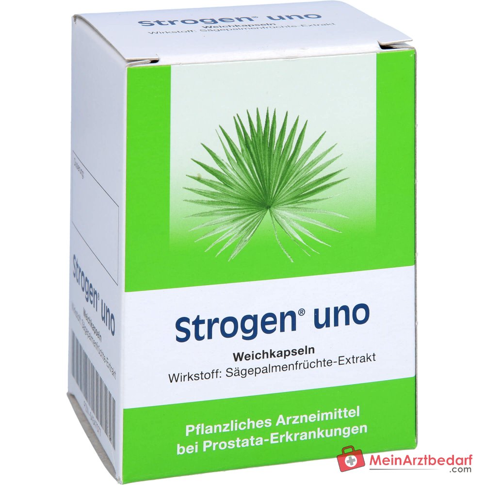 Strathmann Strogen uno Sägepalmenfrucht-Dickextrakt Weichkapseln, 60 St.
