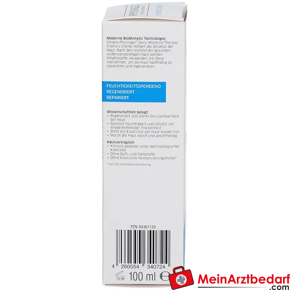 PHYSIOGEL Daily Moisture Therapy Intensiv Creme, 100ml.