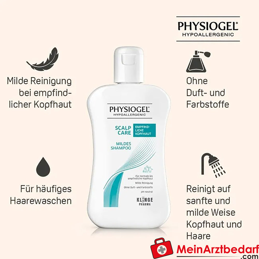 PHYSIOGEL Scalp Care|Mildes Shampoo, 250ml.