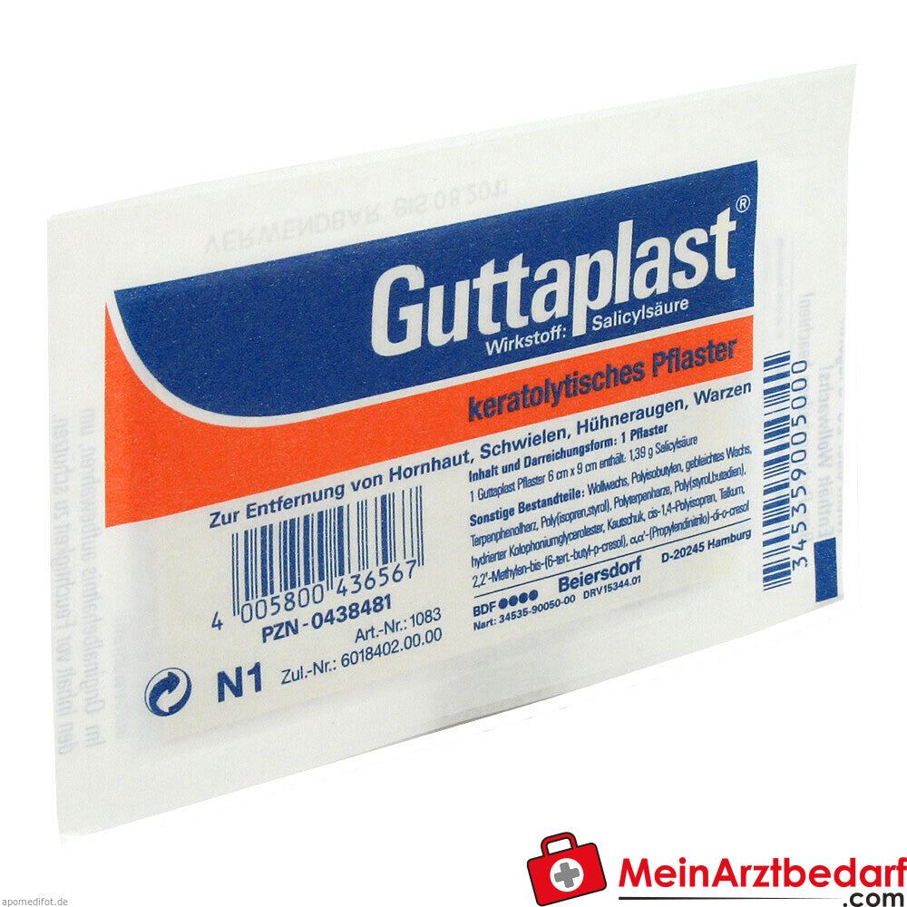 Guttaplast® 6 cm x 9 cm.