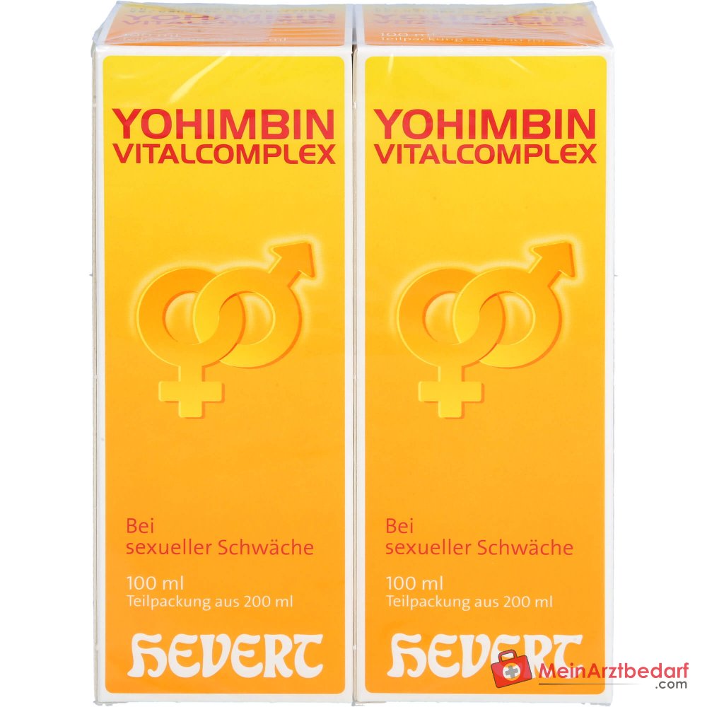 Hevert Yohimbin Vitalcomplex Acidum picrinicum / Damiana / Strychninum phosphoricum / Yohimbinum hydrochloricum Tropfen, 200 ml