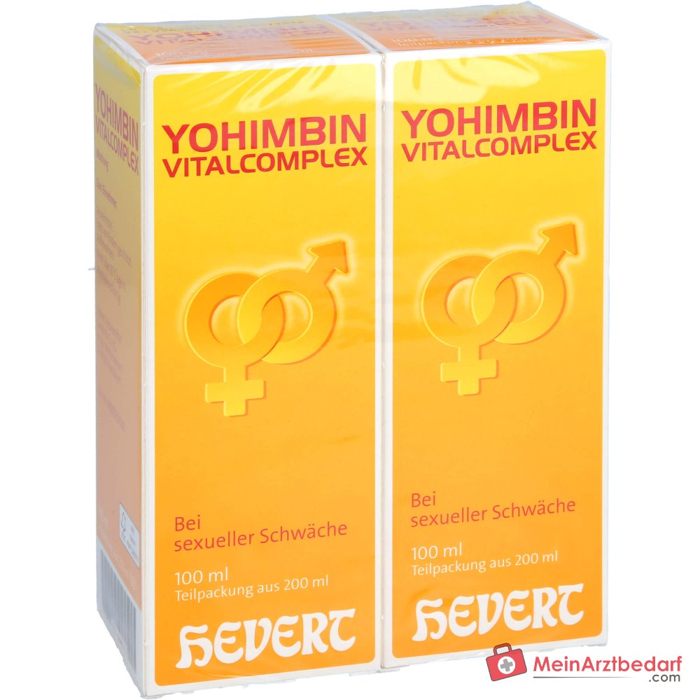 Hevert Yohimbin Vitalcomplex Acidum picrinicum / Damiana / Strychninum phosphoricum / Yohimbinum hydrochloricum Tropfen, 200 ml