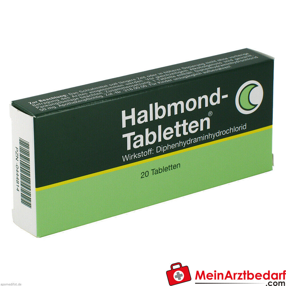 Halbmond-Tabletten 50mg.