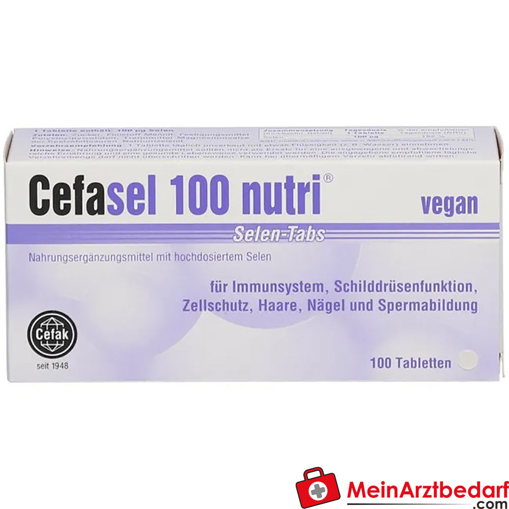 Cefasel 100 nutri® Selen Tabs, 100 St..