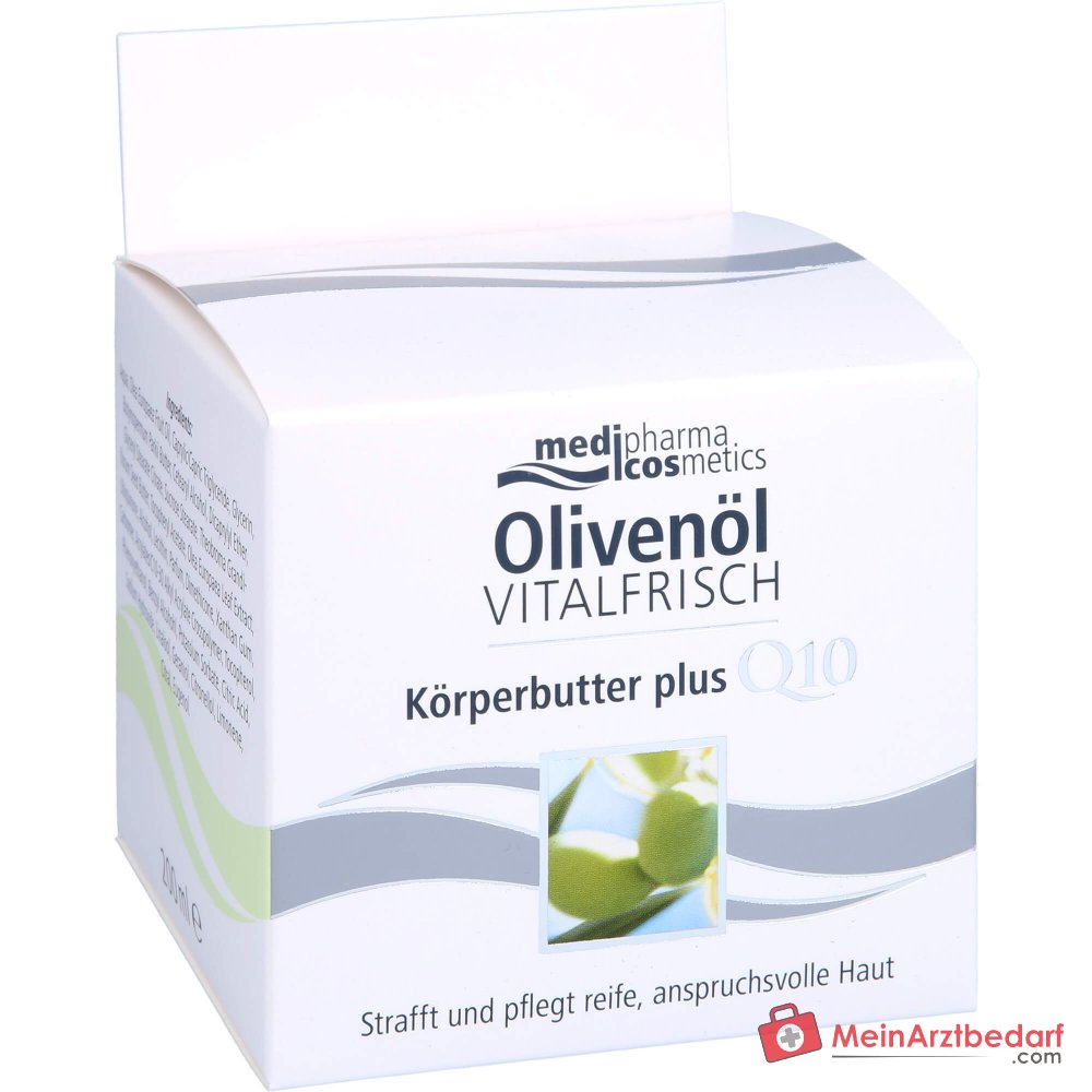 Medipharma Cosmetics Olivenöl Vitalfrisch Körperbutter plus Q10, 200 ml