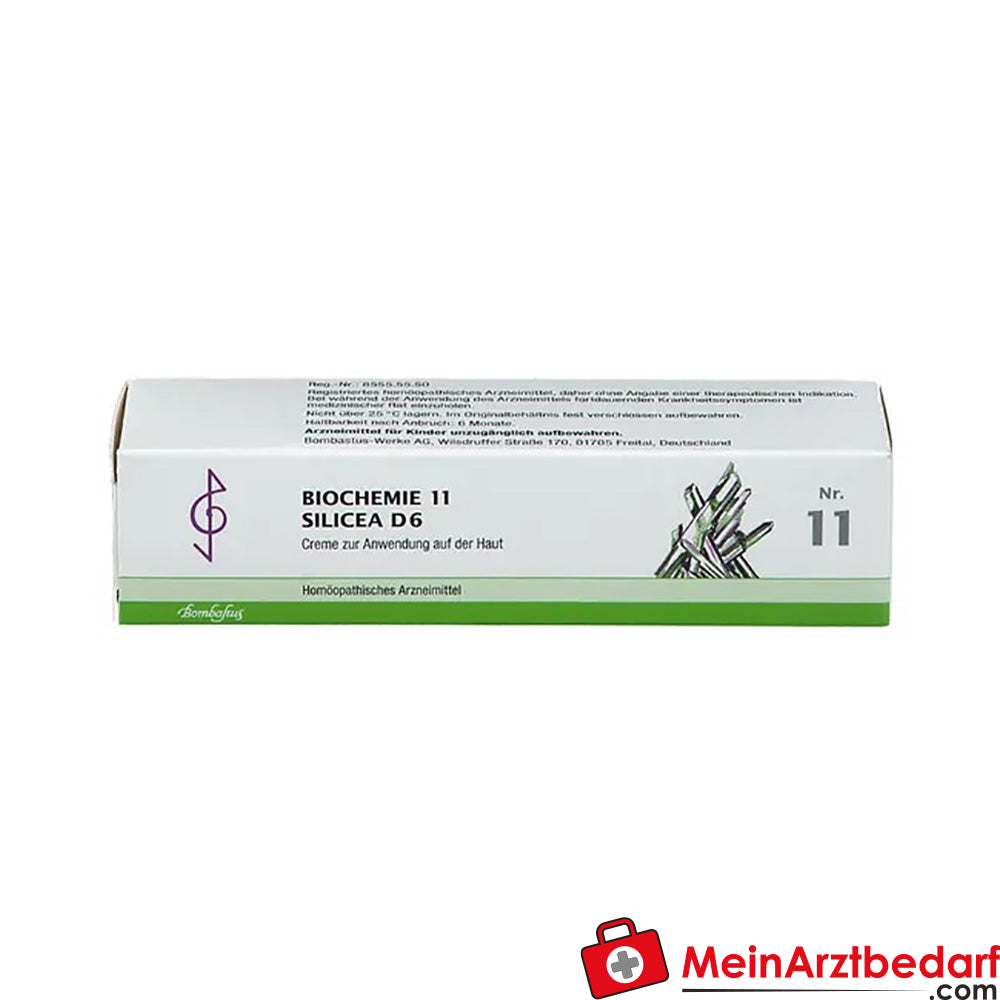 Bombastus Biochemie 11 Silicea D6 Creme.