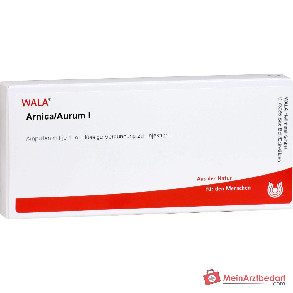WALA Arnica/Aurum I Ampollas, 10 x 1 ml