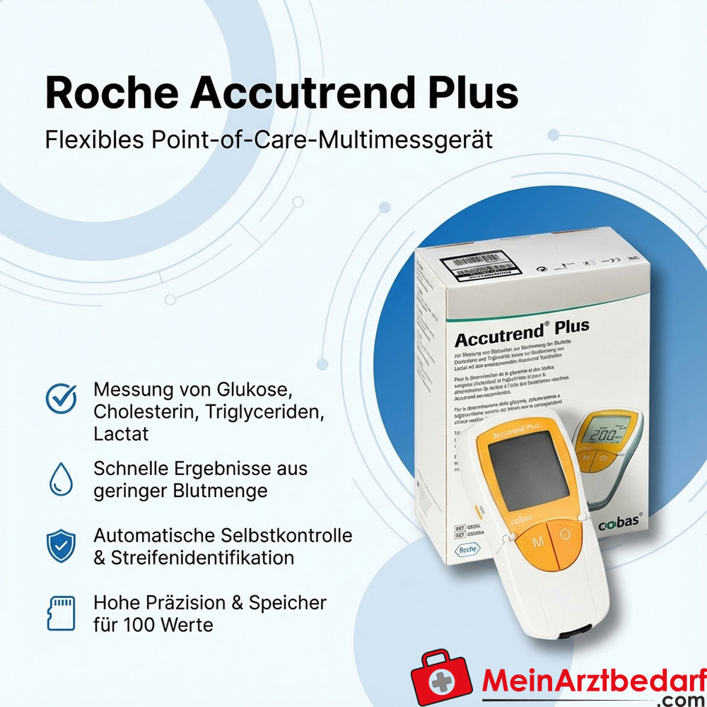 Multimetro Roche Accutrend Plus Glicemia, colesterolo, trigliceridi, lattato