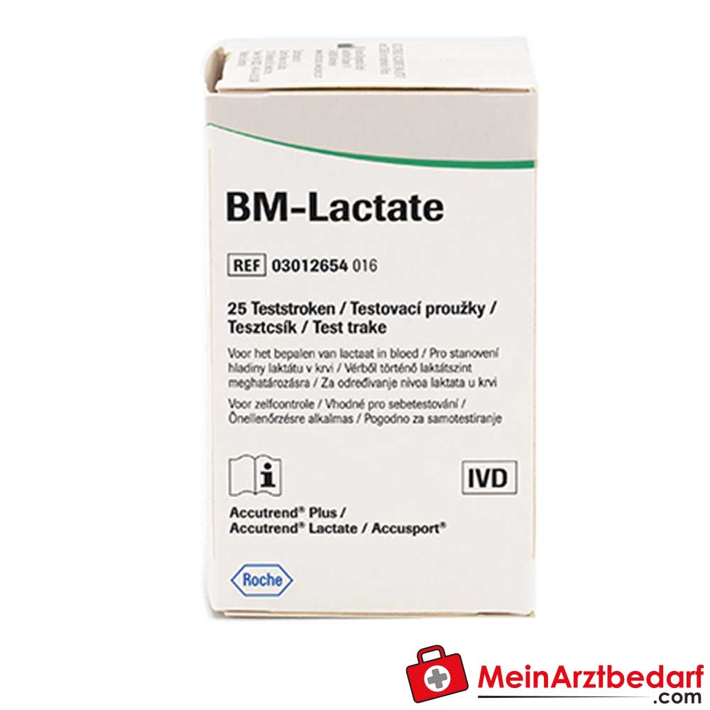 Roche Accutrend Plus Teststreifen.