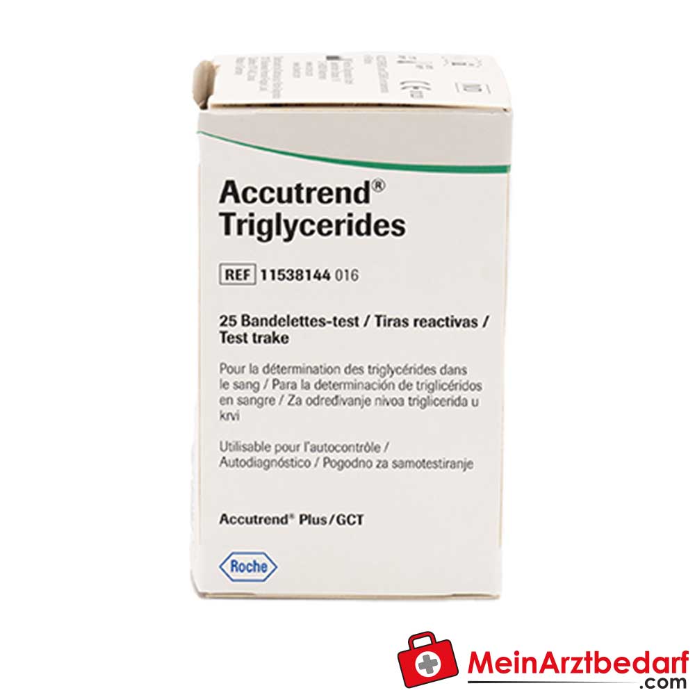 Roche Accutrend Plus Teststreifen.