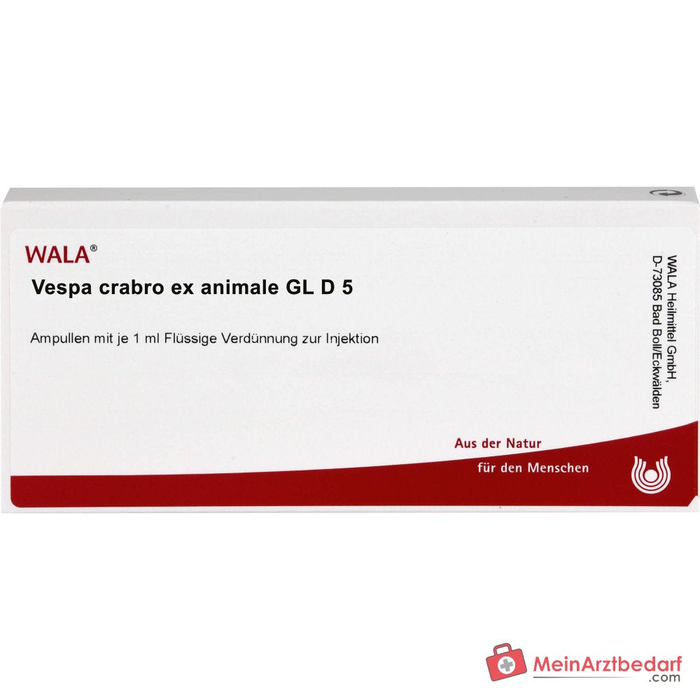 WALA Vespa Crabro ex animale Gl D5 , 10 x 1 ml Ampullen