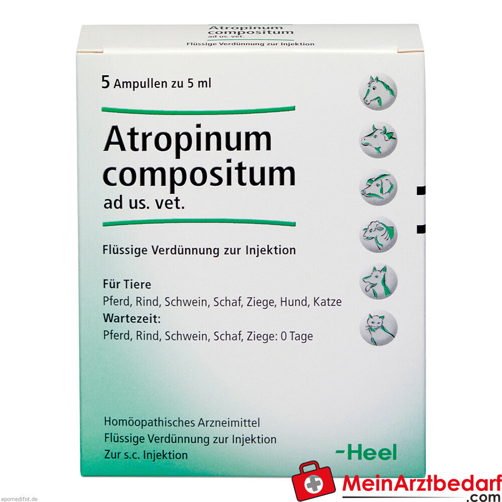 Atropinum comp ad us vet, 5 uds