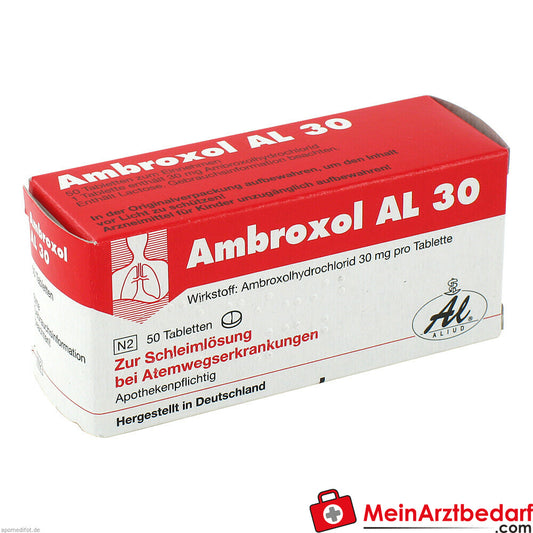 Ambroxol AL 30|zur Erleichterung des Abhustens bei erkältungsbedingter Bronchitis.