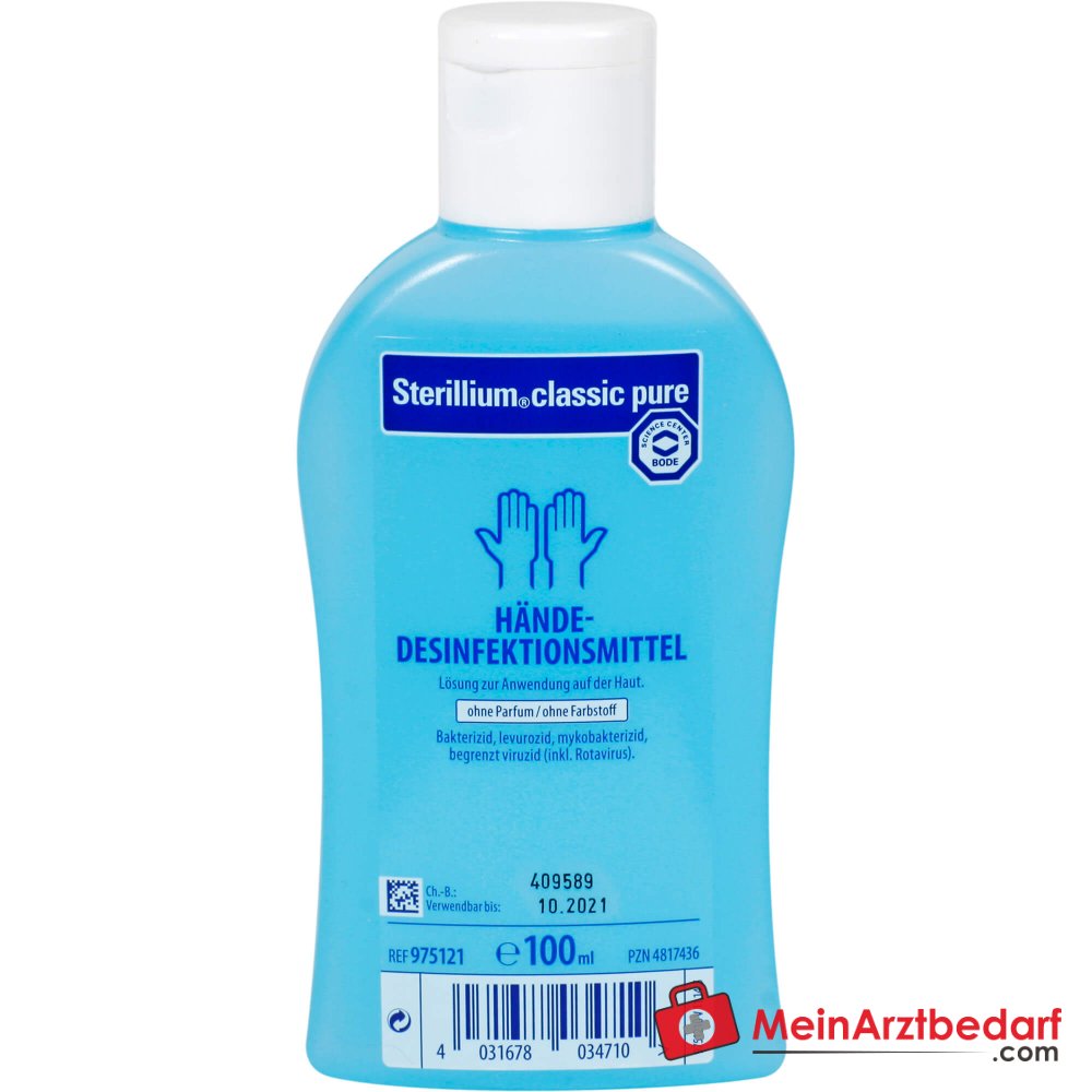 Bode Sterillium classic pure Lösung, 100 ml.