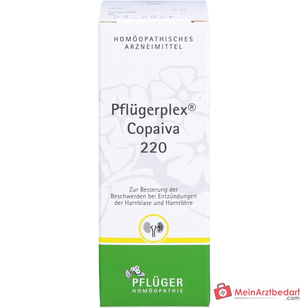 Pflügerplex Copaiva 220 Tropfen homöopathisches Arzneimittel mit Apis mellifica und Lycopodium clavatum