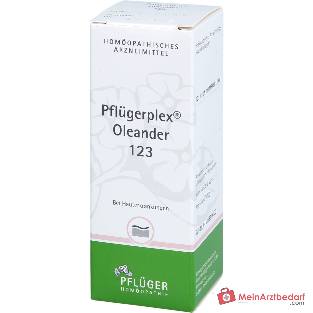 Pflügerplex Oleander 123 gouttes médicament homéopathique Aluminium oxydatum/Sulfur 20 ml