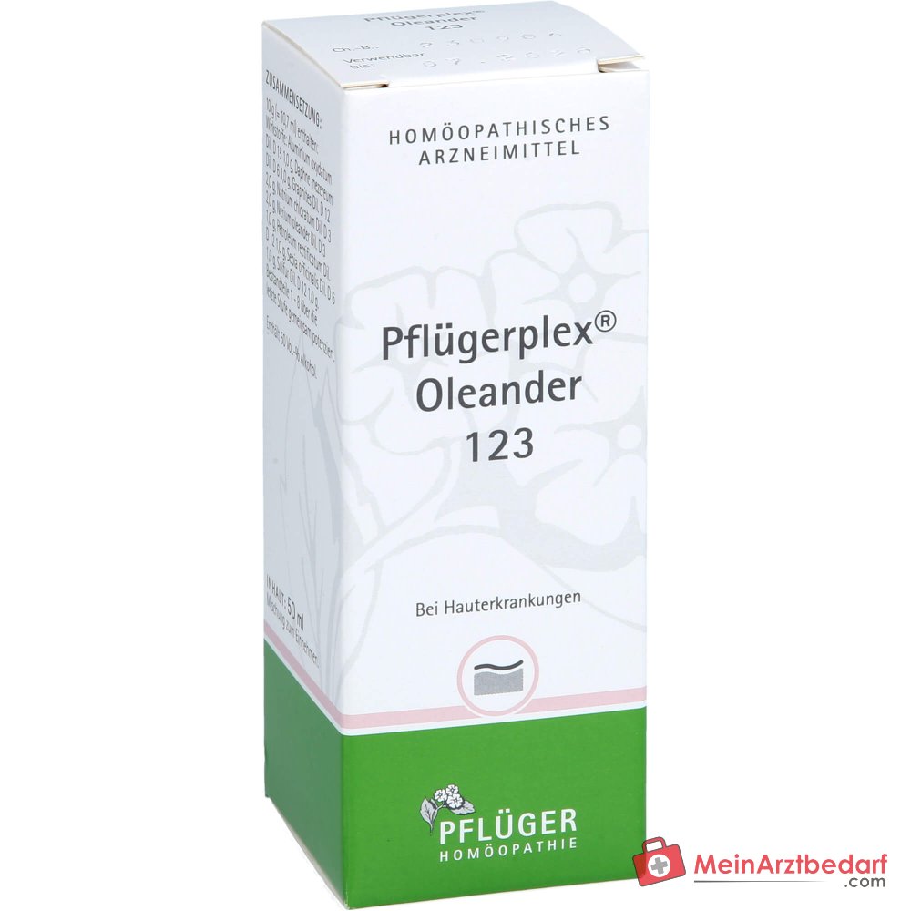 Pflügerplex Oleander 123 gouttes médicament homéopathique Aluminium oxydatum/Sulfur 20 ml