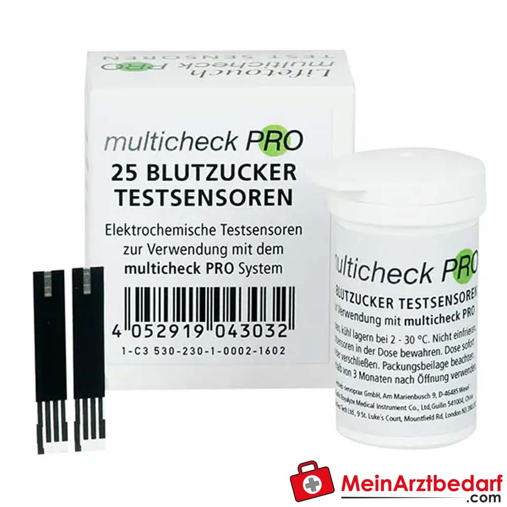 multicheck PRO Testsensoren.