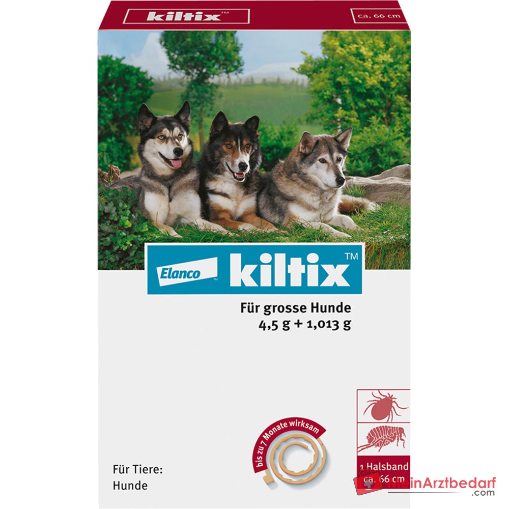 Kiltix Halsband für große Hunde Propoxur 4,5 g Flumethrin 1,013 g 1 St