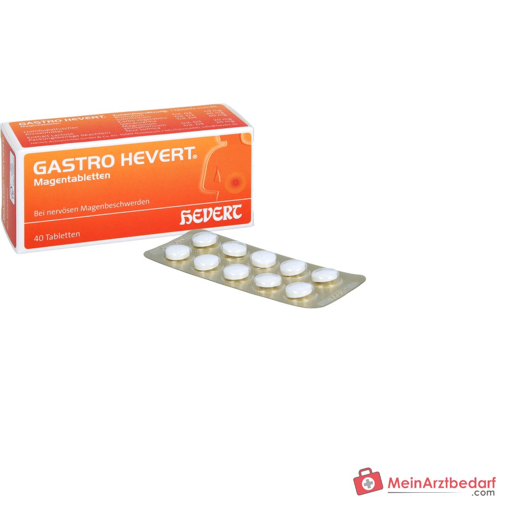 Hevert Gastro Comprimidos gástricos, 40 uds.