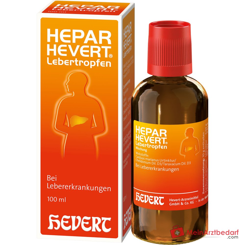 Hevert Hepar Krople na wątrobę, 100 ml
