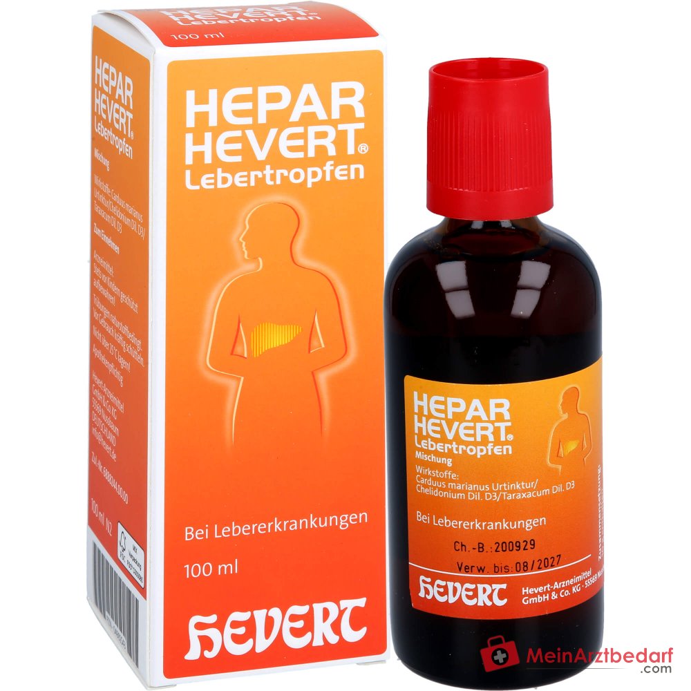 Hevert Hepar Krople na wątrobę, 100 ml