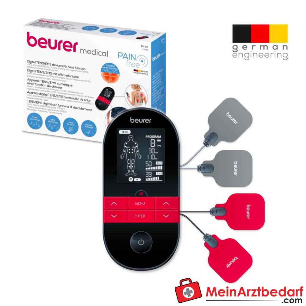 Beurer EM 59 Digital TENS/EMS-Gerät.