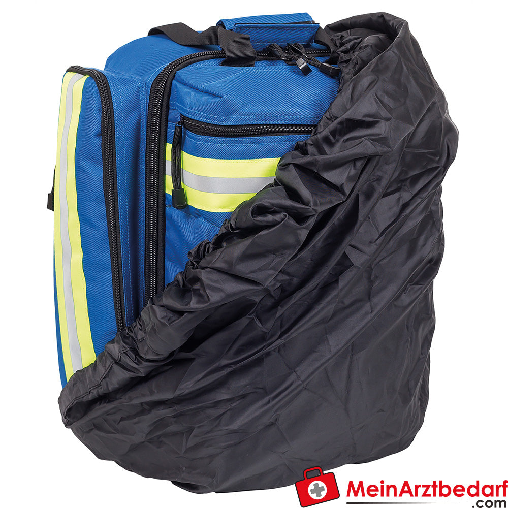 Elite Bags SUPPORTER zaino di emergenza 29 L con scomparto imbottito per DAE, idrorepellente, sistema di trasporto traspirante, rosso