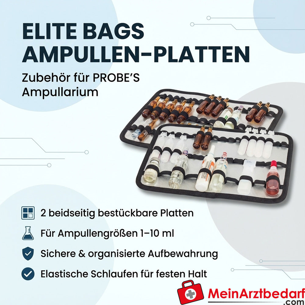 Elite Bags PROBE'S custodia per ampolle termoisolata, rossa, spazio per un massimo di 158 ampolle