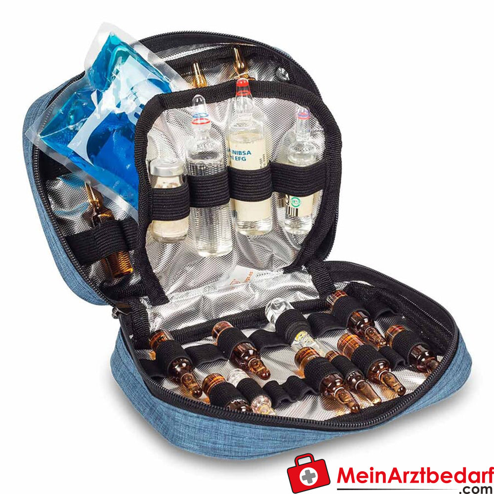 Elite Bags PHIAL Ampullarium, blau meliert.