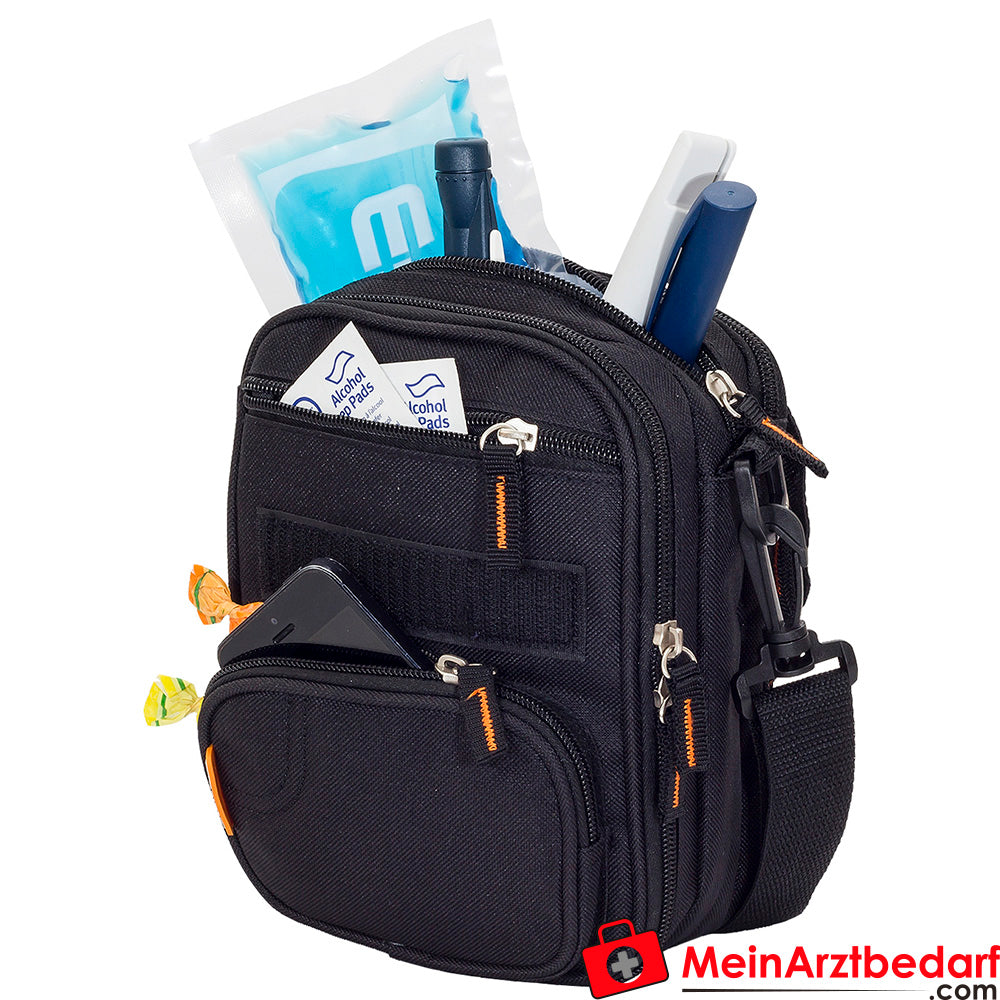 Elite Bags FIT Diabetikertasche, schwarz.